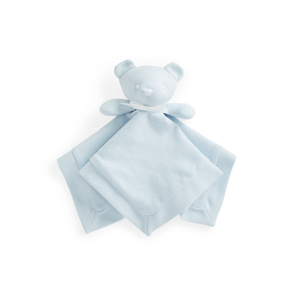 Interlock Bear Lovey Blanket