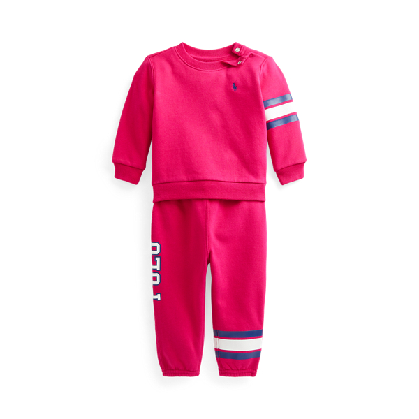 Felpa e pantaloni con logo
