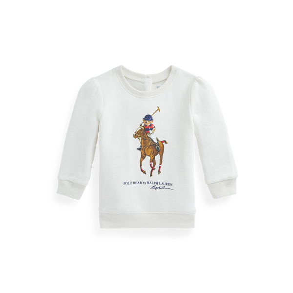 Polo Bear Sweatshirt van fleece Baby Girl in 1