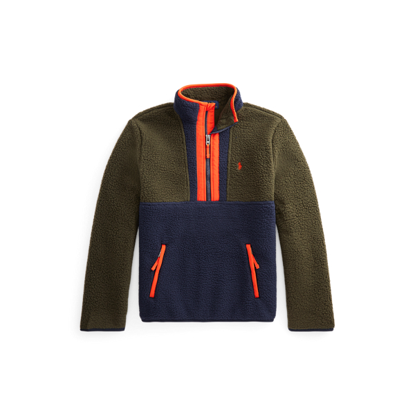 Colour-Blocked Fleece Pullover Boys 6-14 Years 1