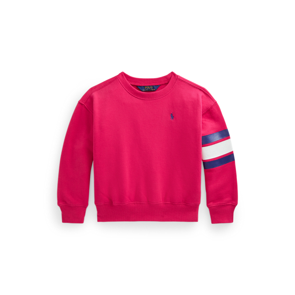 Felpa a righe con logo Girls 1.5-6.5 Years in 1