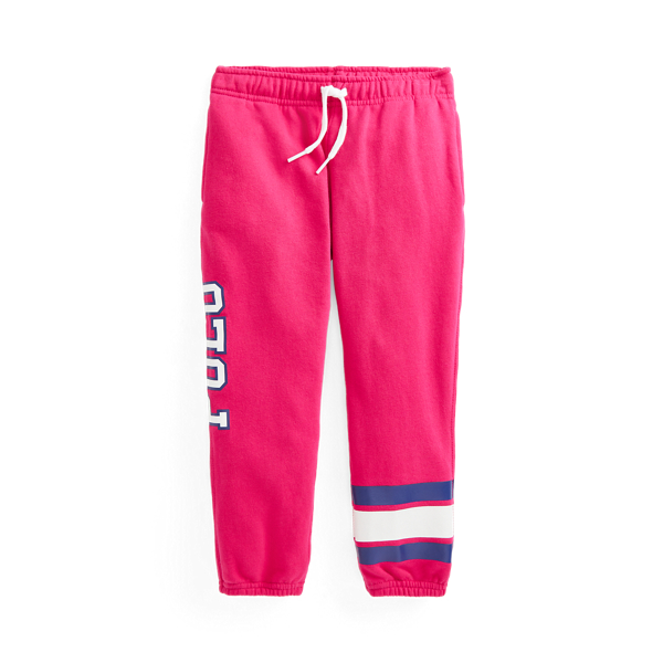 Logo Striped Fleece Joggers