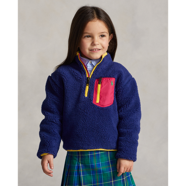 Pullover in shearling ecologico
