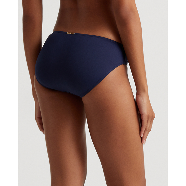 Navy Solid Hipster Bikini Bottom Lauren 3
