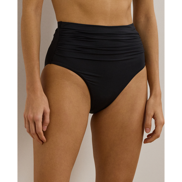 Black High-Waisted Bikini Bottom Lauren 3