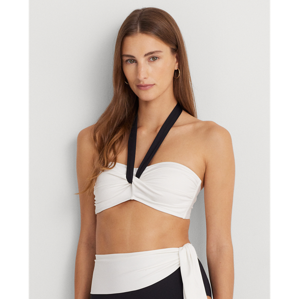 Twisted-Front Bandeau Top