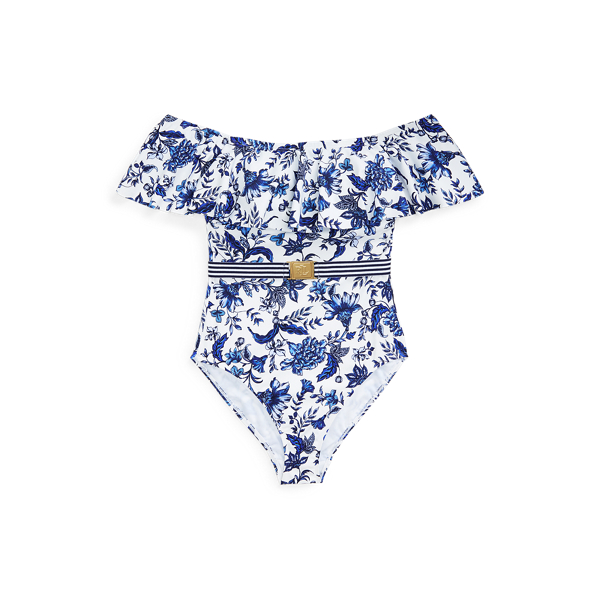 Floral Off-the-Shoulder One-Piece Lauren 1