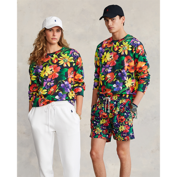 Sweat en coton &eacute;ponge Polo Ralph Lauren en Multi fleuri coquel&nbsp;1 Mrn 3