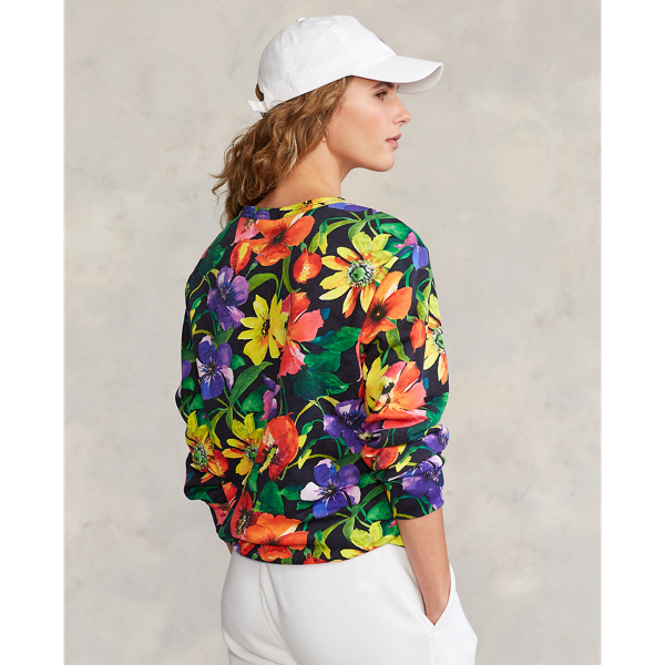 Sweat en coton &eacute;ponge Polo Ralph Lauren en Multi fleuri coquel&nbsp;1 Mrn 5
