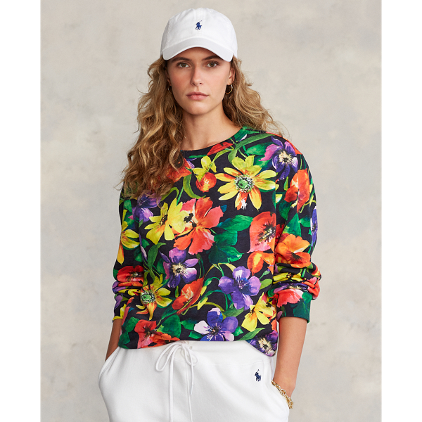Sweat en coton &eacute;ponge Polo Ralph Lauren en Multi fleuri coquel&nbsp;1 Mrn 6