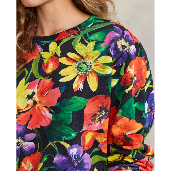 Sweat en coton &eacute;ponge Polo Ralph Lauren en Multi fleuri coquel&nbsp;1 Mrn 9
