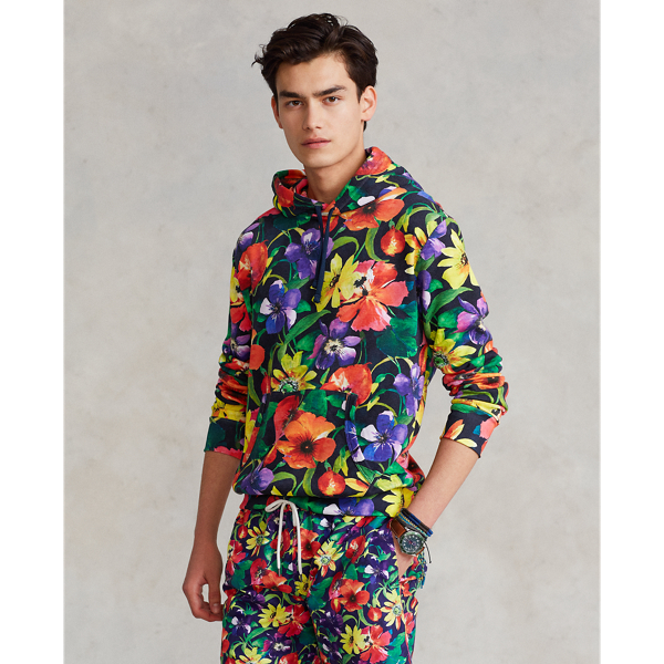 Poppy Floral Multi 1 Navy French Terry Hoodie Polo Ralph Lauren 4