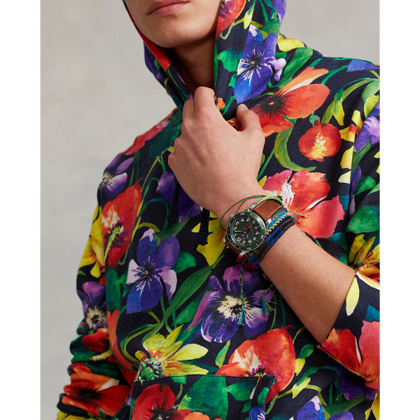 Poppy Floral Multi 1 Navy French Terry Hoodie Polo Ralph Lauren 8