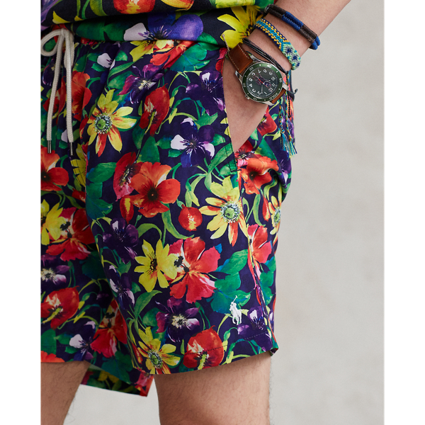 Poppy Floral Multi 1 Navy 14.6 cm Traveller Swimming Trunk Polo Ralph Lauren 6
