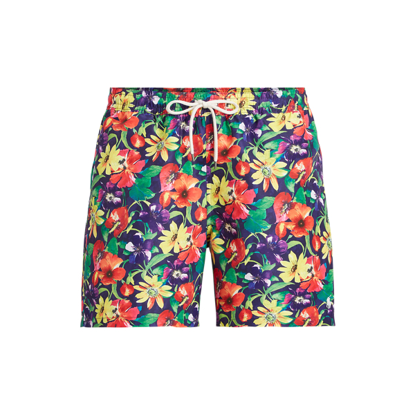Poppy Floral Multi 1 Navy 14.6 cm Traveller Swimming Trunk Polo Ralph Lauren 2