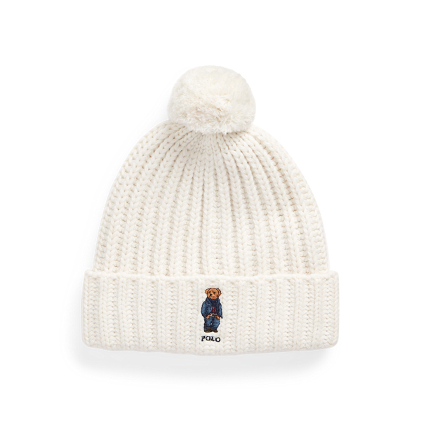 Polo Bear Pom-Pom Beanie