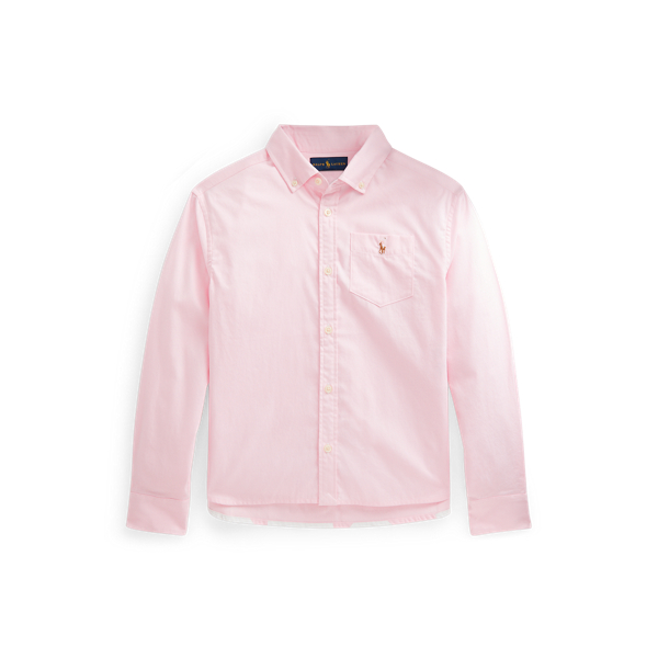 Camicia Oxford in cotone con logo Girls 7-14 Years in 1