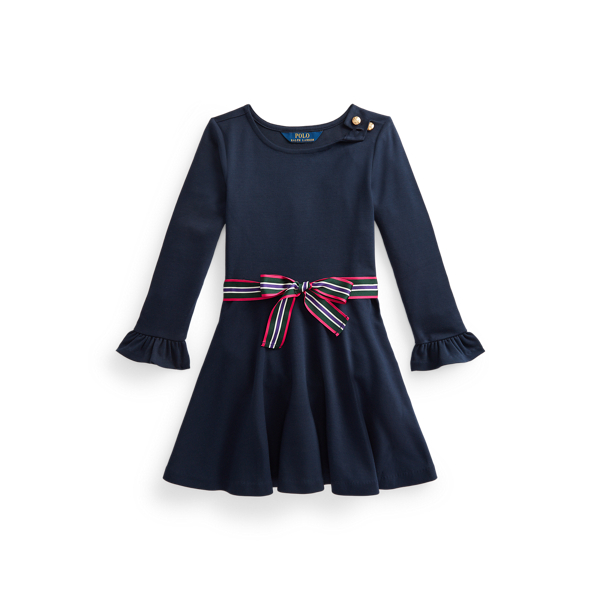 Ponte jurk met ruches Girls 1.5-6.5 Years in 1