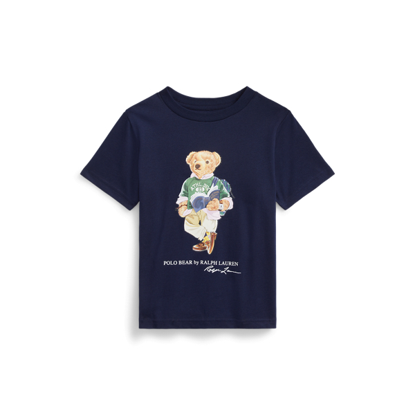 Cruise Navy Polo Bear Cotton Jersey Tee Boys 2-7 1