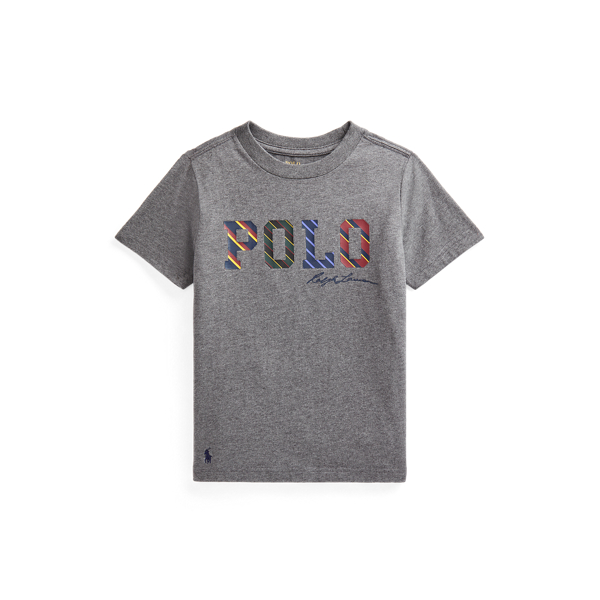 Striped-Logo Cotton Jersey Tee Boys 1.5-6 Years 1