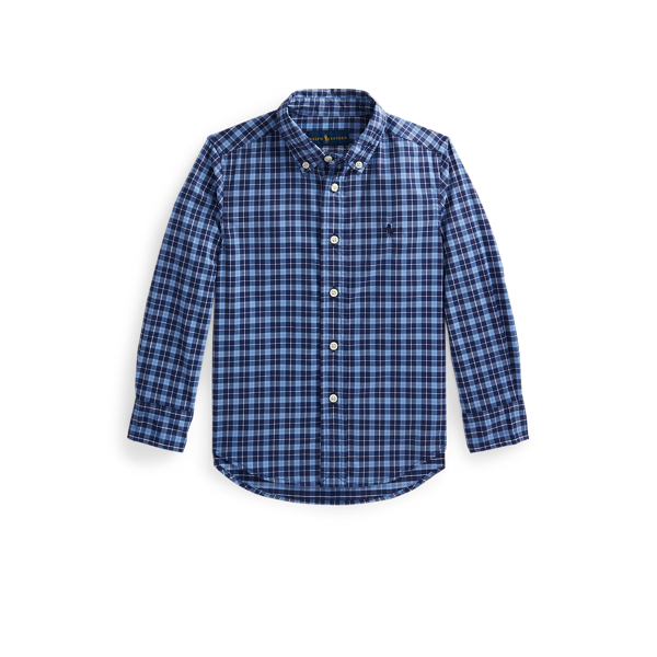 Plaid Performance Stretch Twill Shirt Boys 1.5-6 Years 1
