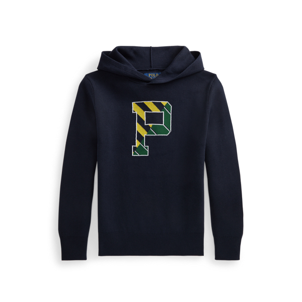 Cotton Hooded Letterman Jumper BOYS 6-14 YEARS 1