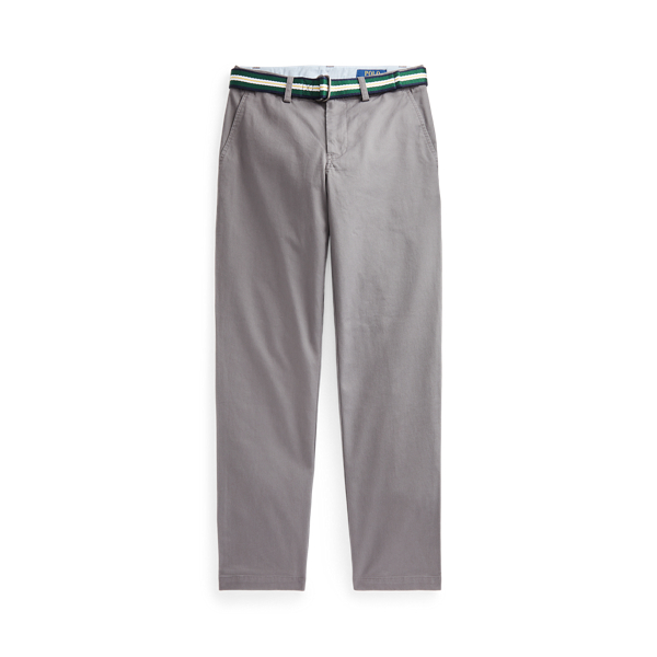 Pantalon slim en serg&eacute; stretch ceintur&eacute; Boys 6-14 Years en 1