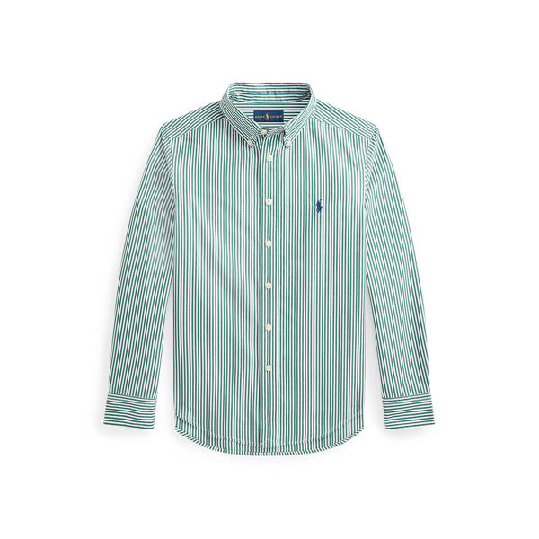 Striped Cotton Poplin Shirt Boys 6-14 Years 1
