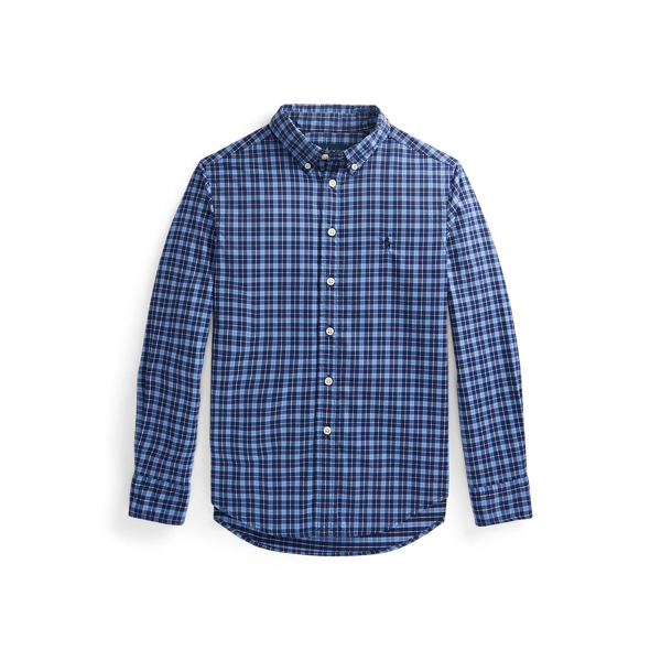 Plaid Performance Stretch Twill Shirt
