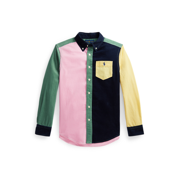 Cotton Corduroy Fun Shirt Boys 6-14 Years 1