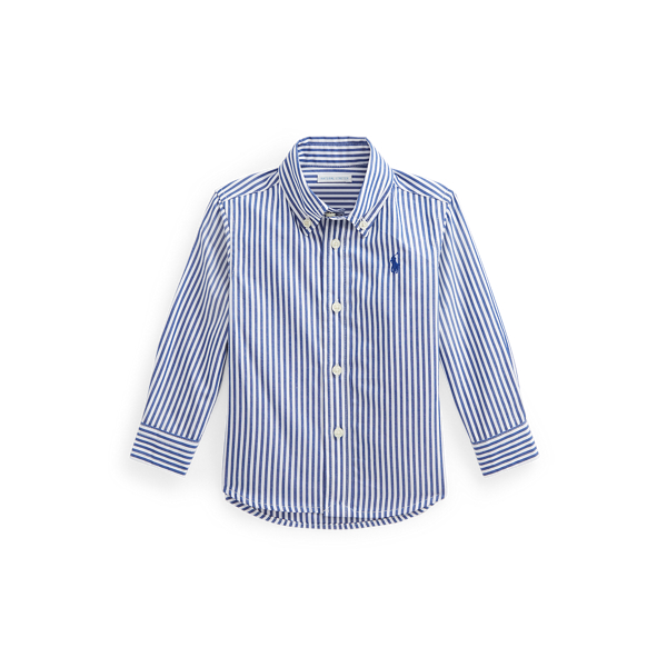 Striped Cotton Poplin Shirt