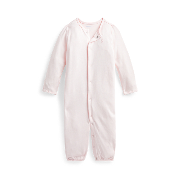 Cotton Convertible Gown Coverall Baby Boy 1