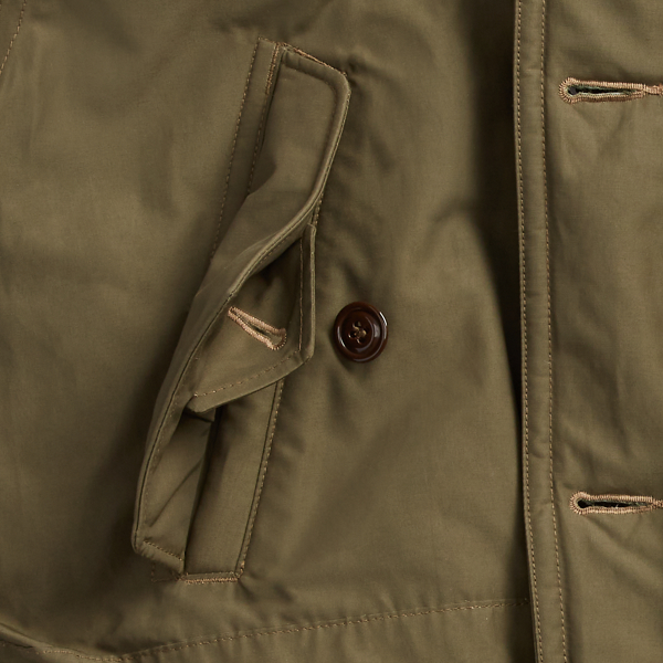 Olive Drab Faux-Fur-Trim Parka RRL 4