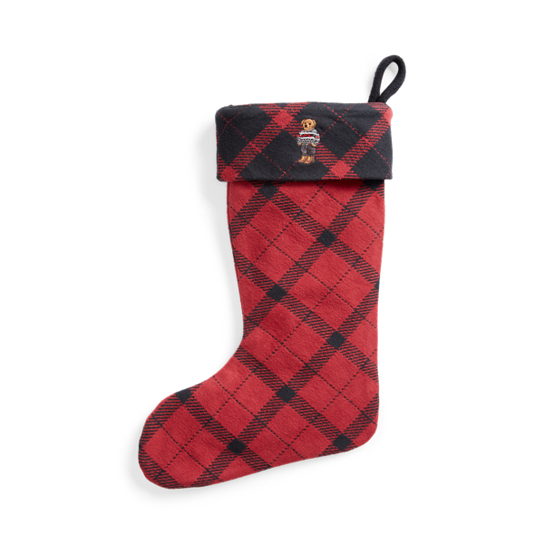 Holiday Polo Bear Stocking