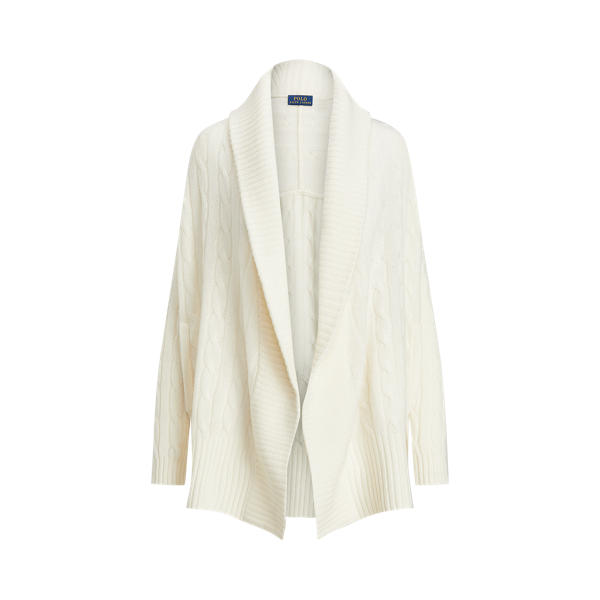 Cream Cashmere Shawl Cardigan Polo Ralph Lauren 2