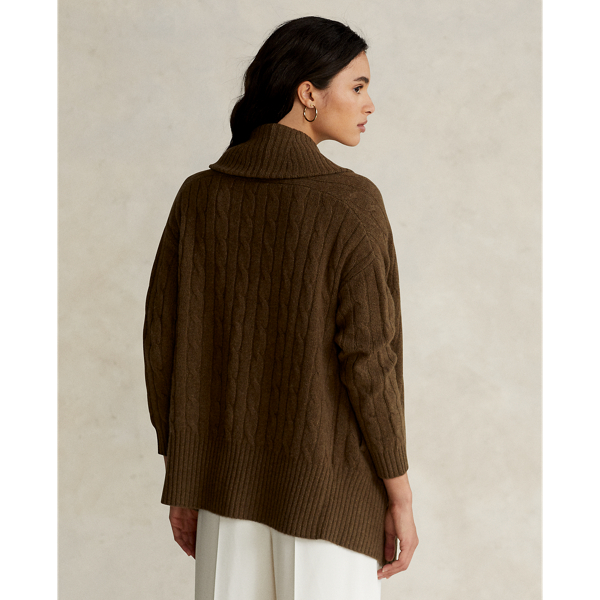 New Loden Heather Cashmere Shawl Cardigan Polo Ralph Lauren 5