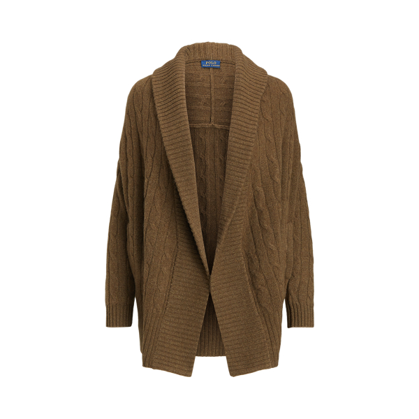 New Loden Heather Cashmere Shawl Cardigan Polo Ralph Lauren 2