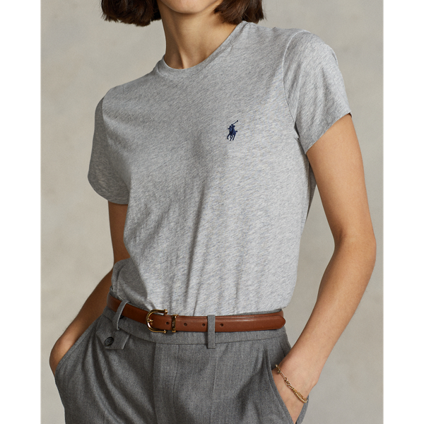 T-Shirt mit Rundhalsausschnitt Polo Ralph Lauren in Cobblestone Heather 6