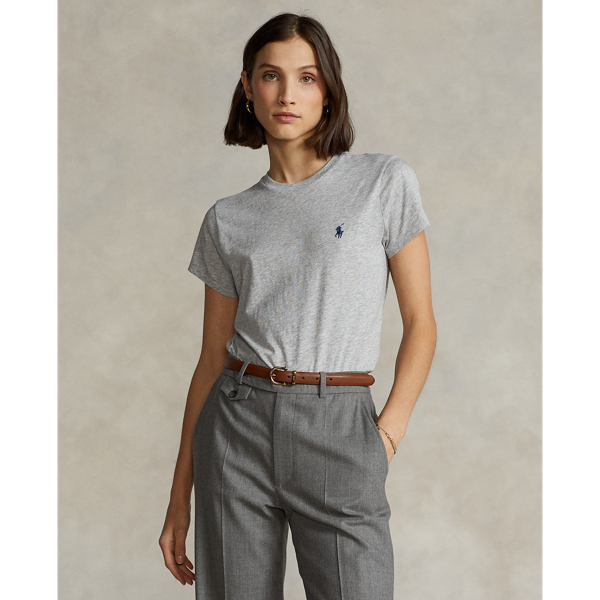 T-Shirt mit Rundhalsausschnitt Polo Ralph Lauren in Cobblestone Heather 7
