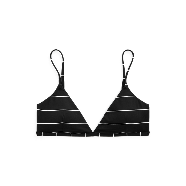 Top da bikini a triangolo con righe Polo Ralph Lauren in 1