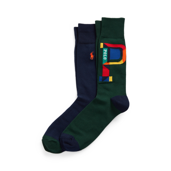 Logo Graphic Sock 2-Pack