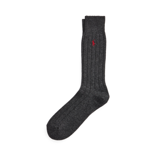 Rib-knit Wool-Blend Crew Socks