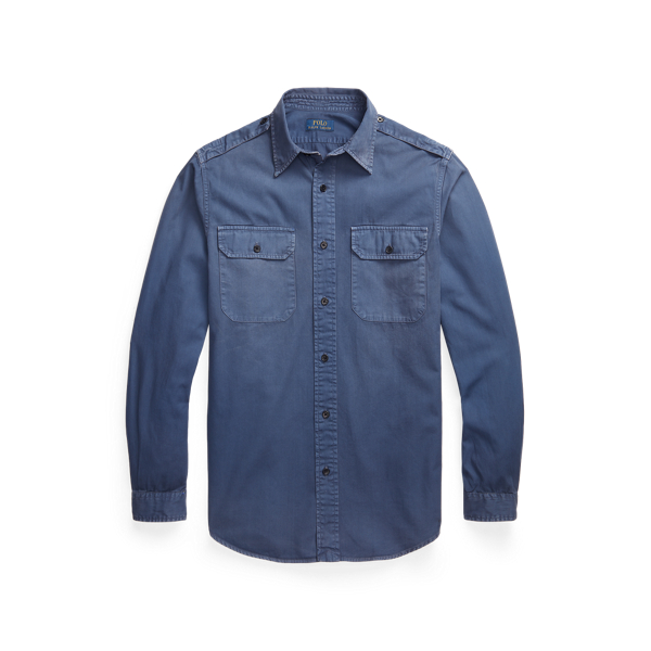 Custom Fit Twill Utility Shirt Polo Ralph Lauren 1