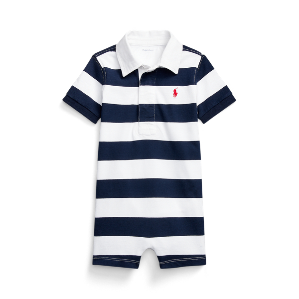 Striped Cotton Rugby Shortall