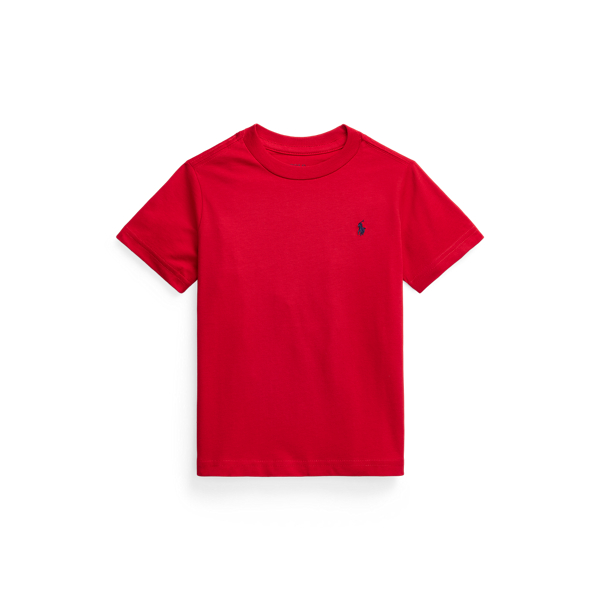 Katoenen jersey T-shirt met ronde hals
