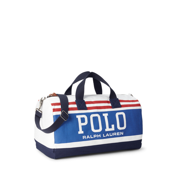 White Logo Canvas Duffel Polo Ralph Lauren 2