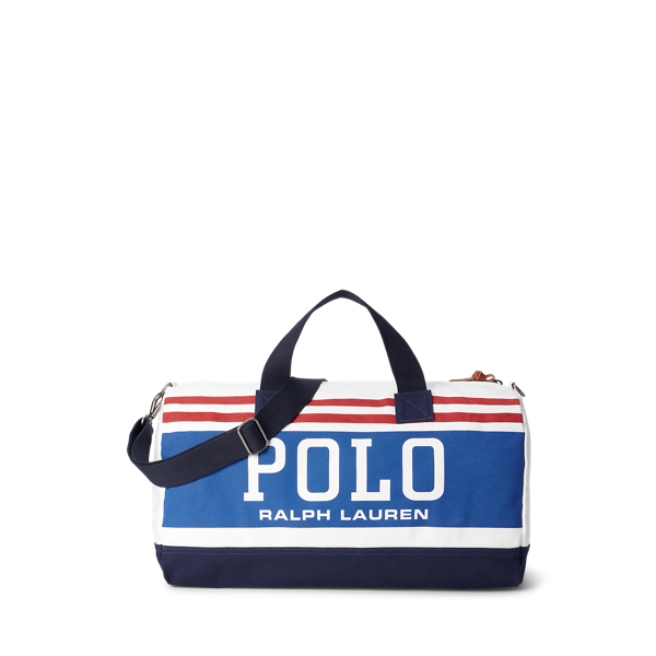 White Logo Canvas Duffel Polo Ralph Lauren 3