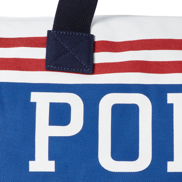 White Logo Canvas Duffel Polo Ralph Lauren 4