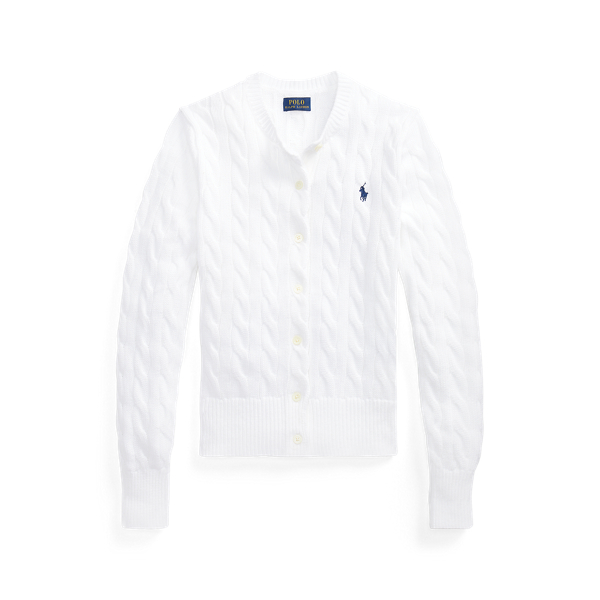 Cardigan en coton torsadé