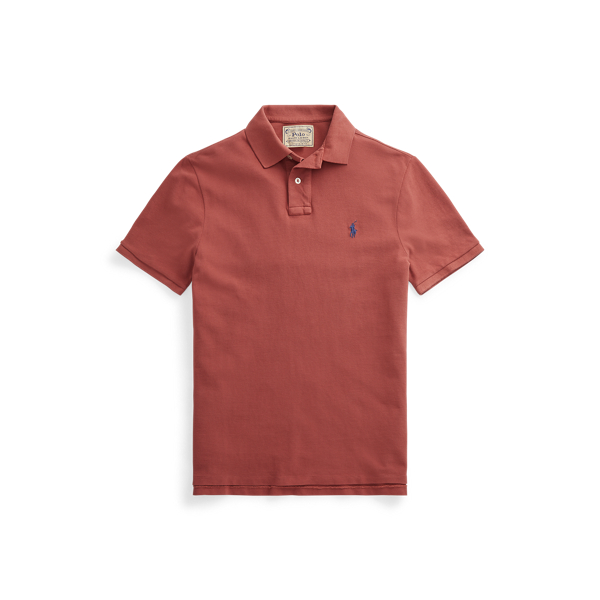 Custom Slim Fit Mesh Polo Shirt Polo Ralph Lauren 1